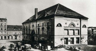 Dawny Teatr Miejski w miejscu dzisiejszej Arkadii Foto: cc