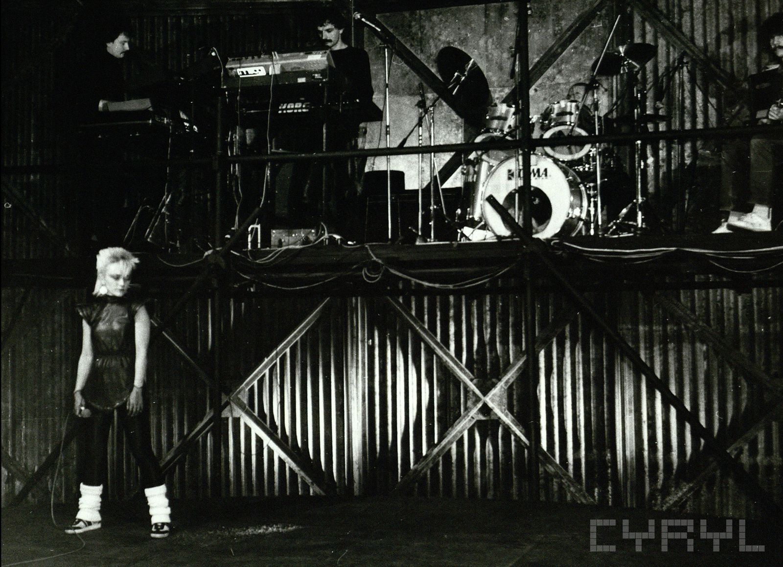 Malgorzata Ostrowska i Lombard w Teatrze Polskim 7.04.1984_ Foto: Rafał Jesionowicz / Teatr Polski / Cyryl