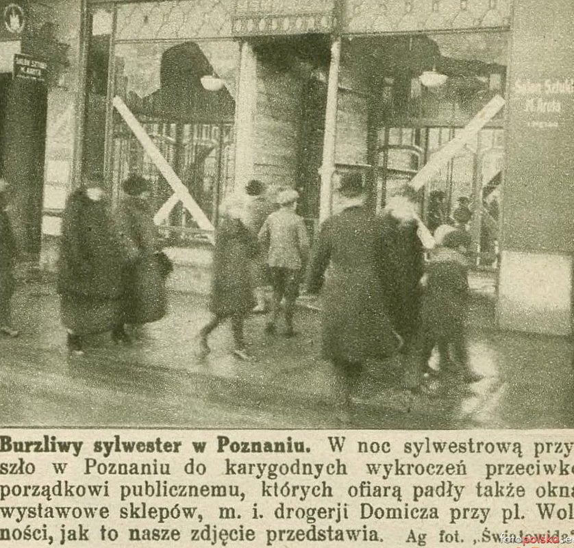 Plac Wolnosci drogeria Domicza [Swiatowid nr 2 . 2026] Foto: Światowid 2/1926