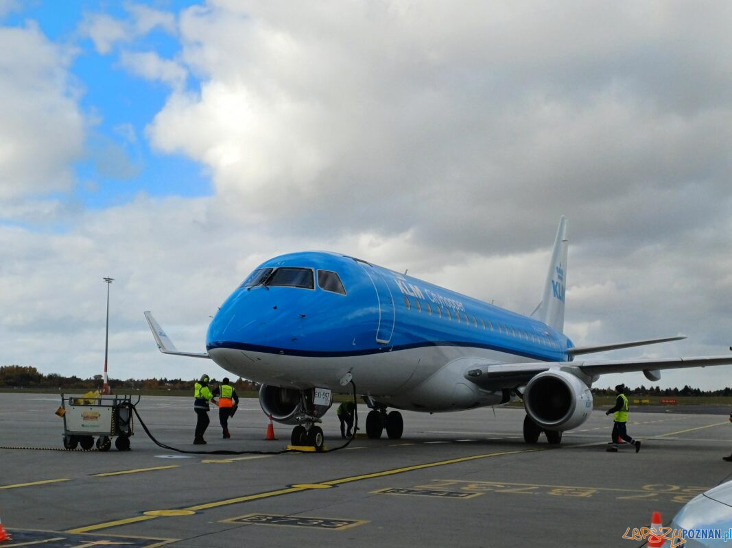 POZ_KLM samolot lotnisko Lawica Foto: materiały prasowe